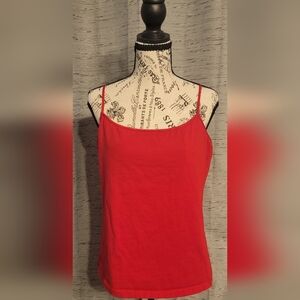 New Directions Vibrant Pinkish Red Camisole